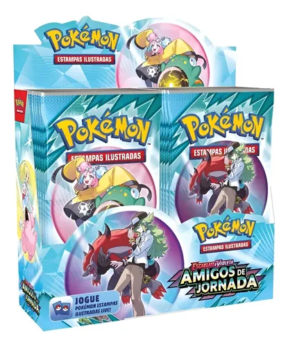 Box Pokémon 36 Booster Amigos De Jornada Copag Pokémon Português