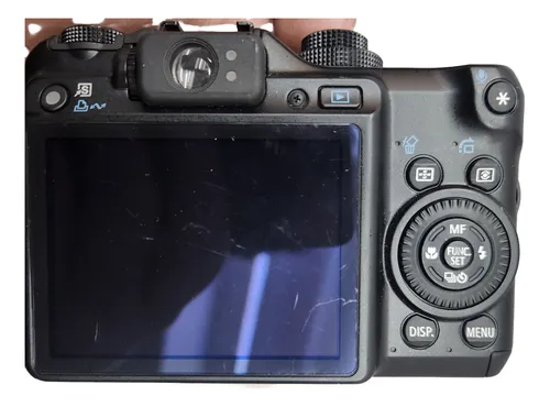 Camera Canon G10 Powershot Seminova Revisada C/ Bateria Nova Preto