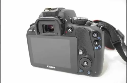 Câmera Cânon Eos Kiss X7 Rebel Sl1 Lentes 18-55mm/ 55-250mm Preto