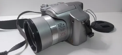 Câmera Panasonic Lumix Dmc-fz7 Funcionando - Sem Cartao Prateado