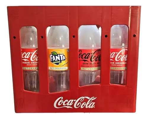 Caixa De Coca-cola Retornável 2l Com 12 Garrafas - Usadas