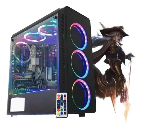 Pc Gamer Core I7 2600 16gb Gtx 1050ti Ssd 480gb Novo! 16 Gb