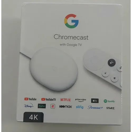 Chromecast With Google Tv De Voz 4k 8gb Snow Com 2gb Ram Cor