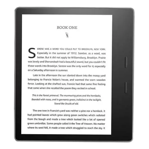 E-Reader Kindle Oasis 10 Gen 32GB grafite com tela de 7