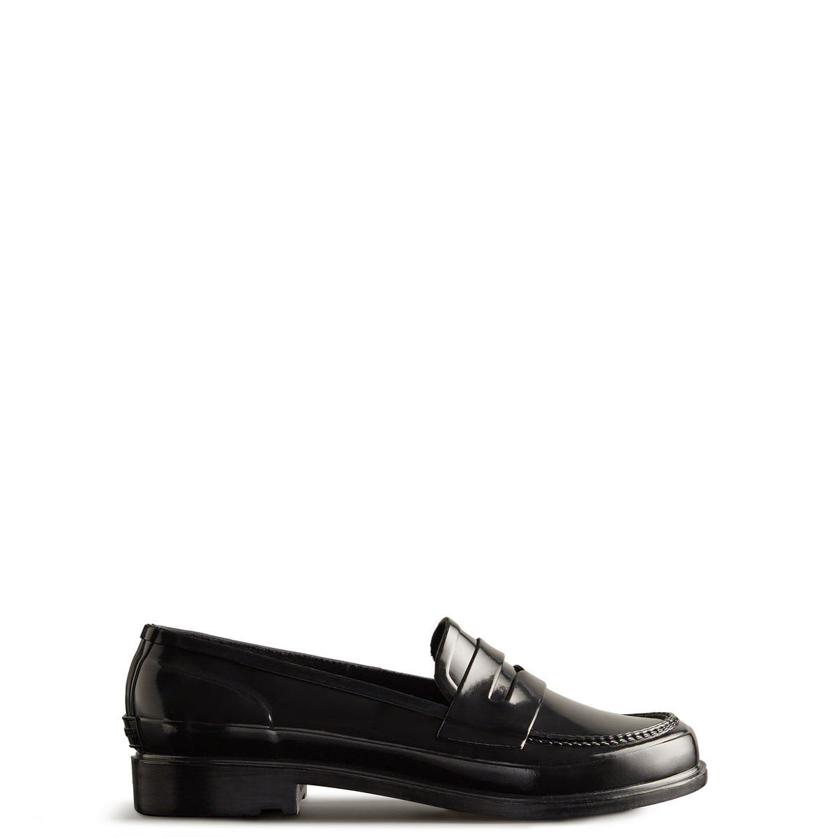 レディース リファインド グロス ペニー ローファー - ブラック