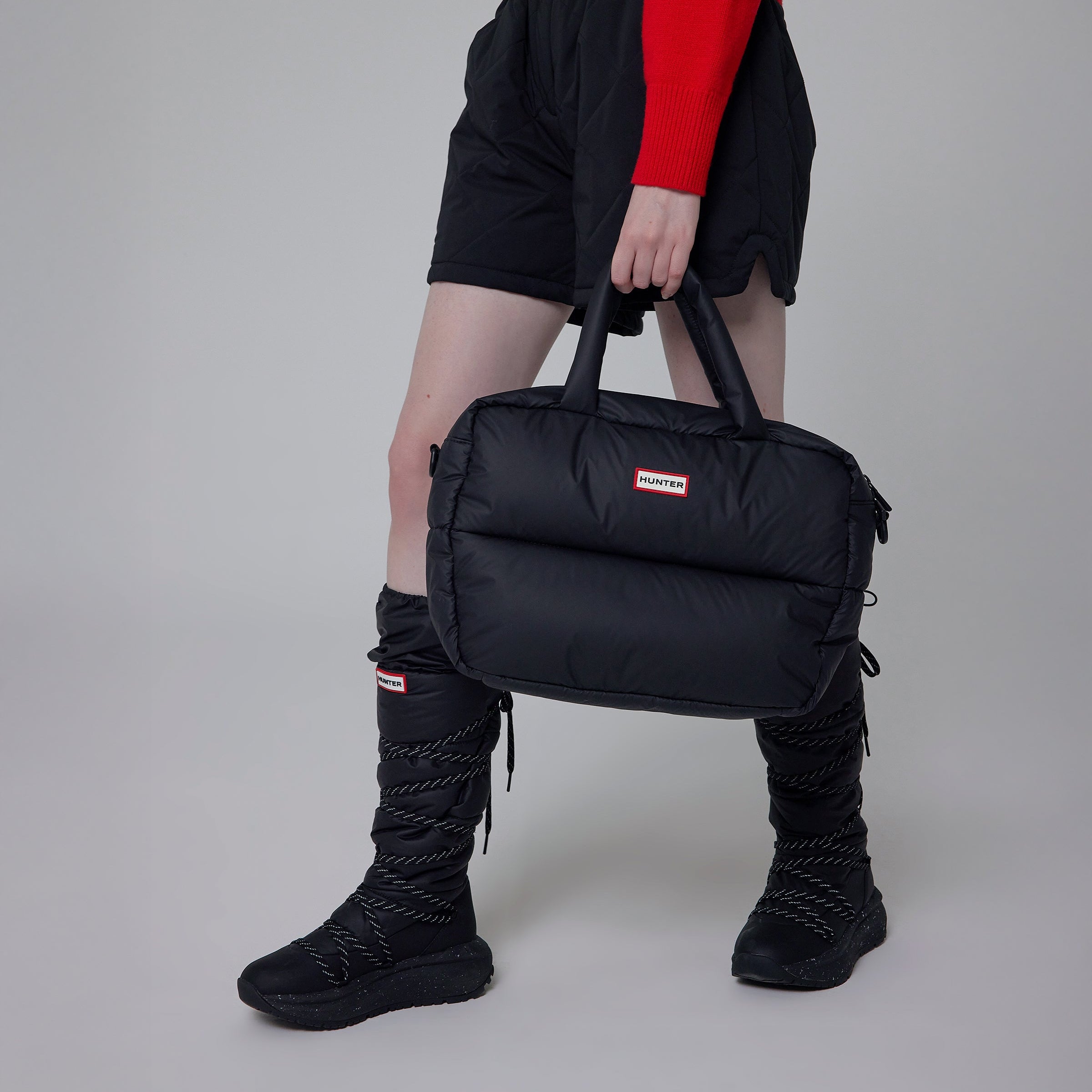 レディース エクスプローラー アンクル ジップ フラットフォームブーツ