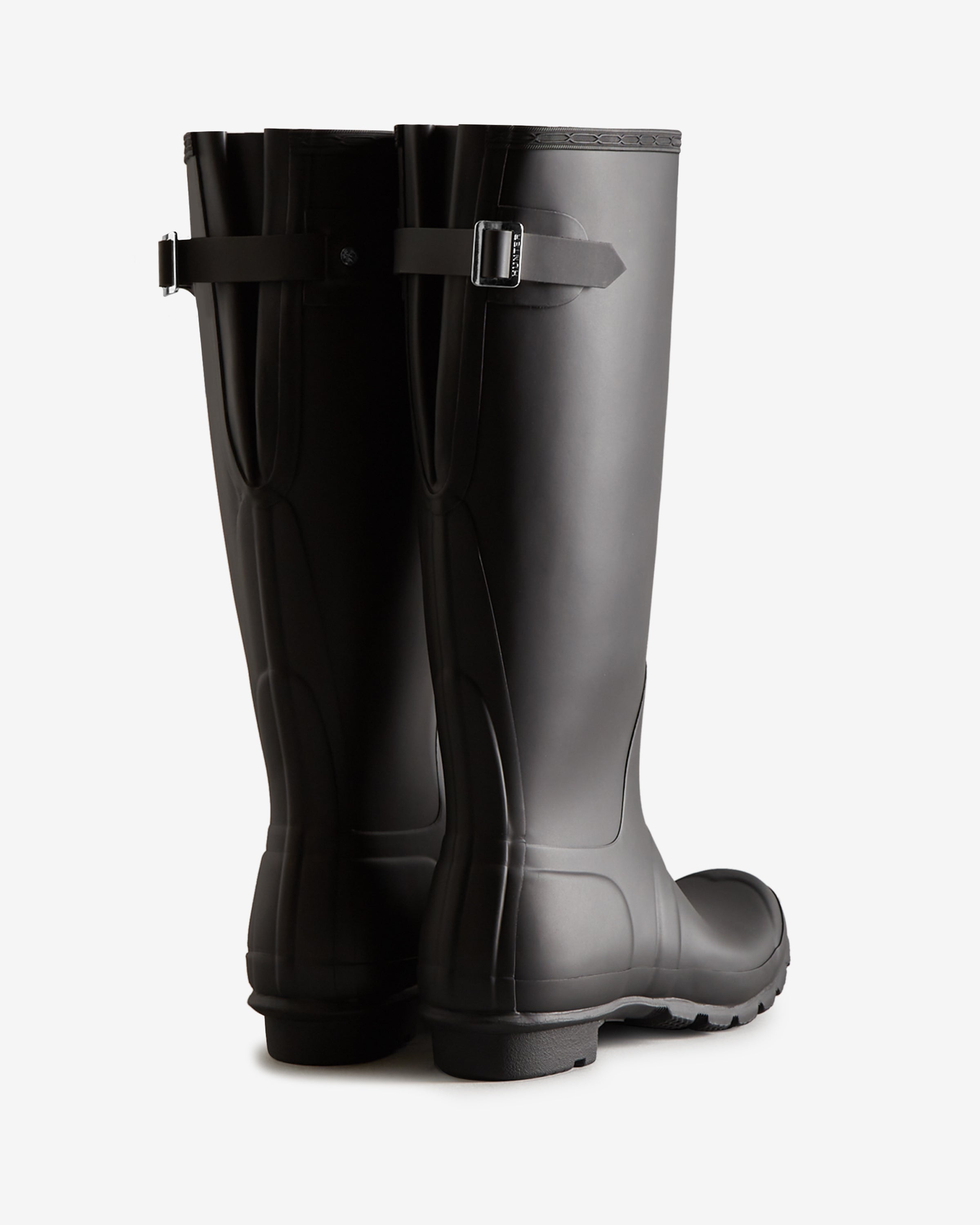 Hunter Boots Women's Original Tall Back Adjustable Boot Black