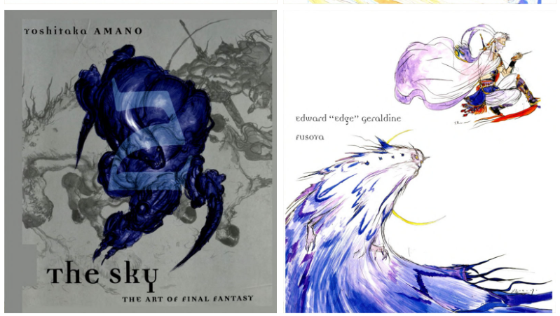 画集][天野喜孝]The Sky The Art of Final Fantasy vol.01~03[582P