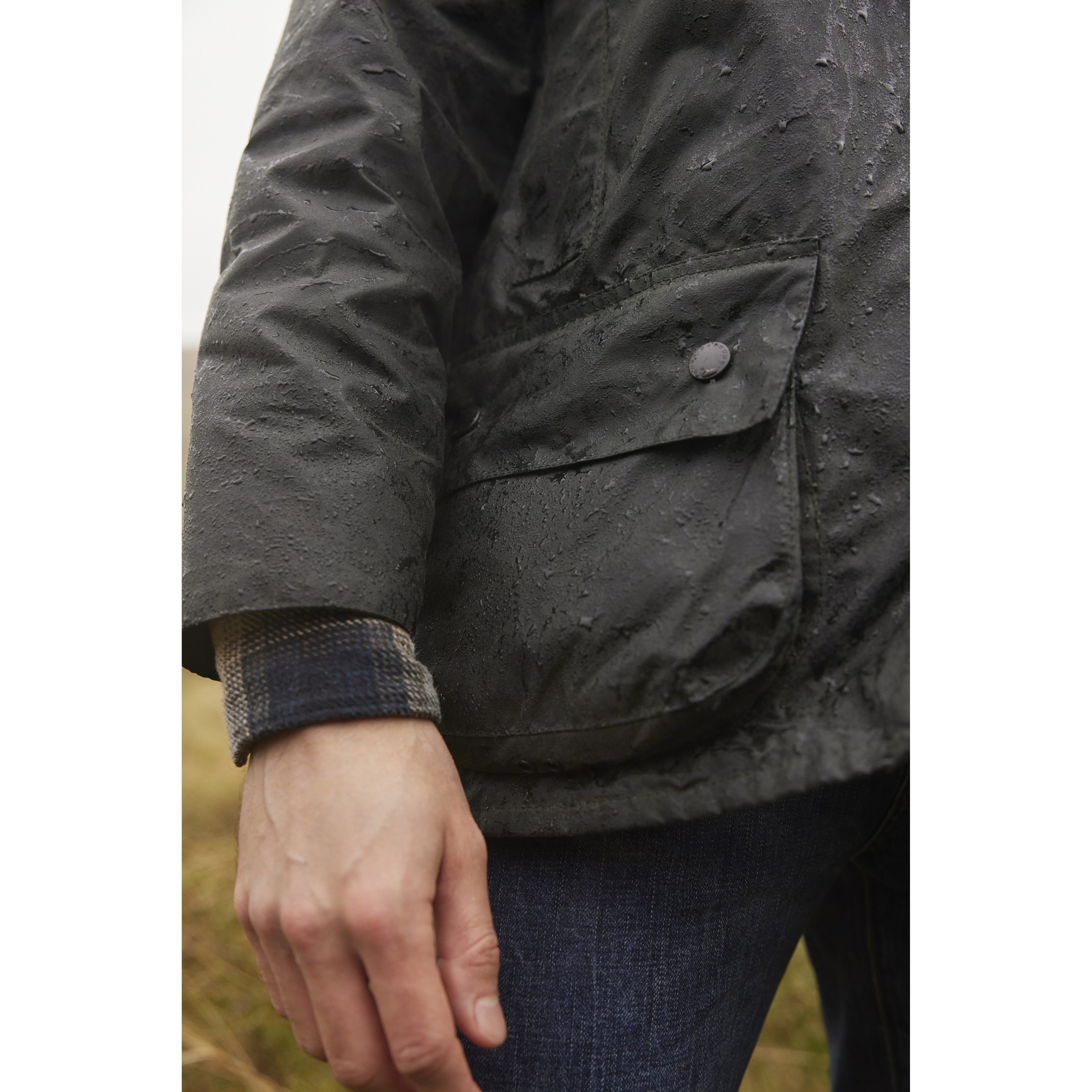 Barbour Beaufort Wax Jacket - Olive | Waxed Jackets | Huckberry