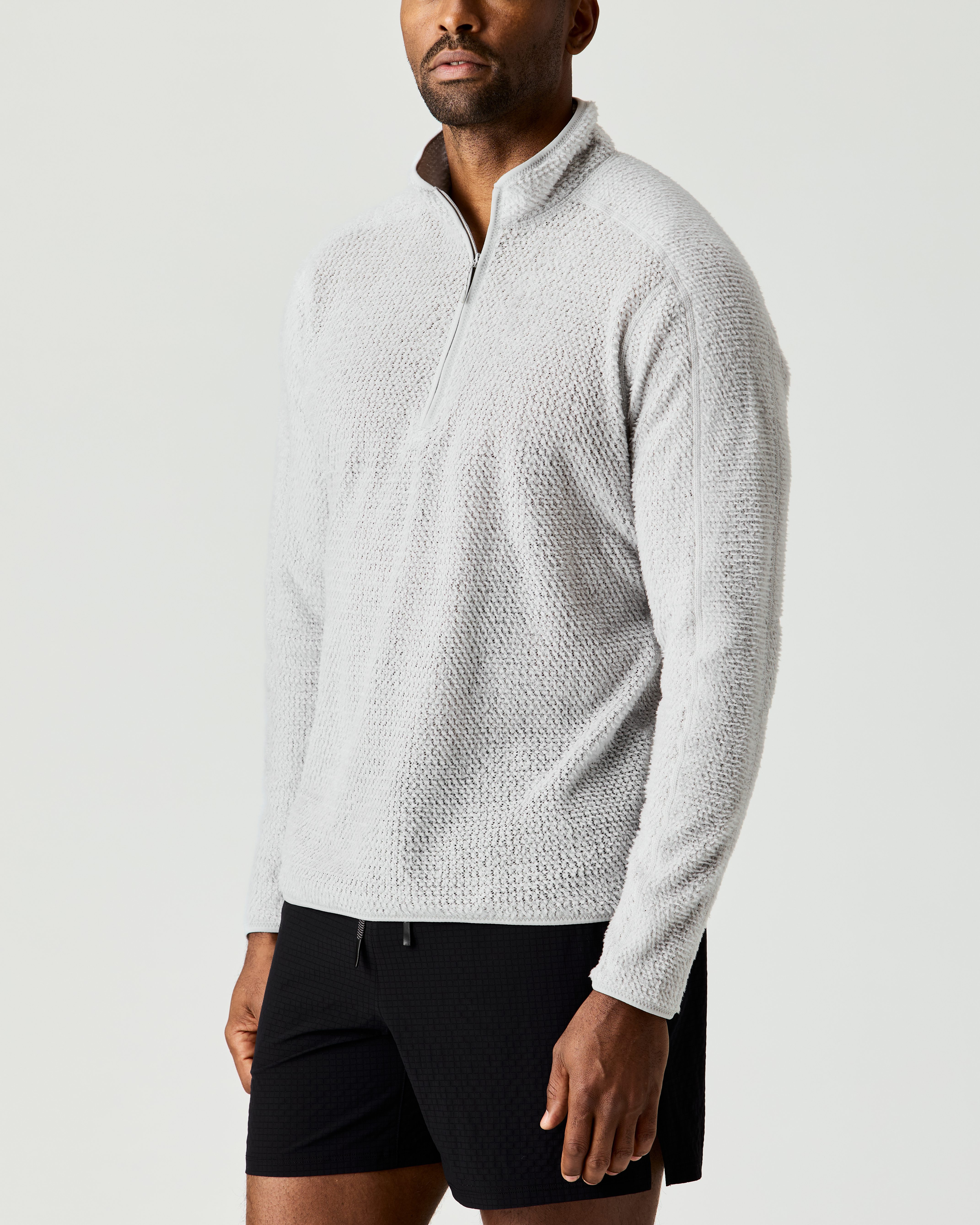 Proof ShadowFleece™ Quarter Zip - Silver | Quarter-Zip Sweatshirts