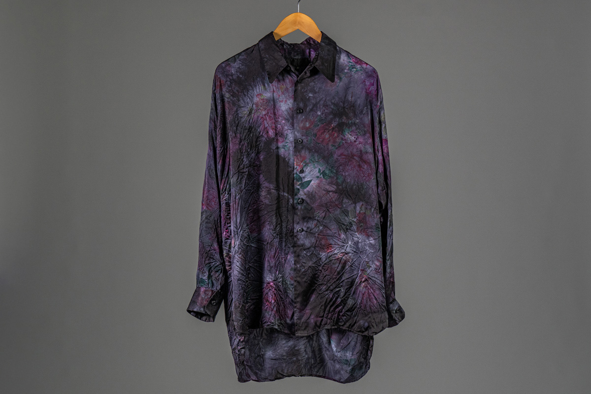 ジェフリー B.スモール ハンドダイ コモ シルクシャツ | HUES 福岡