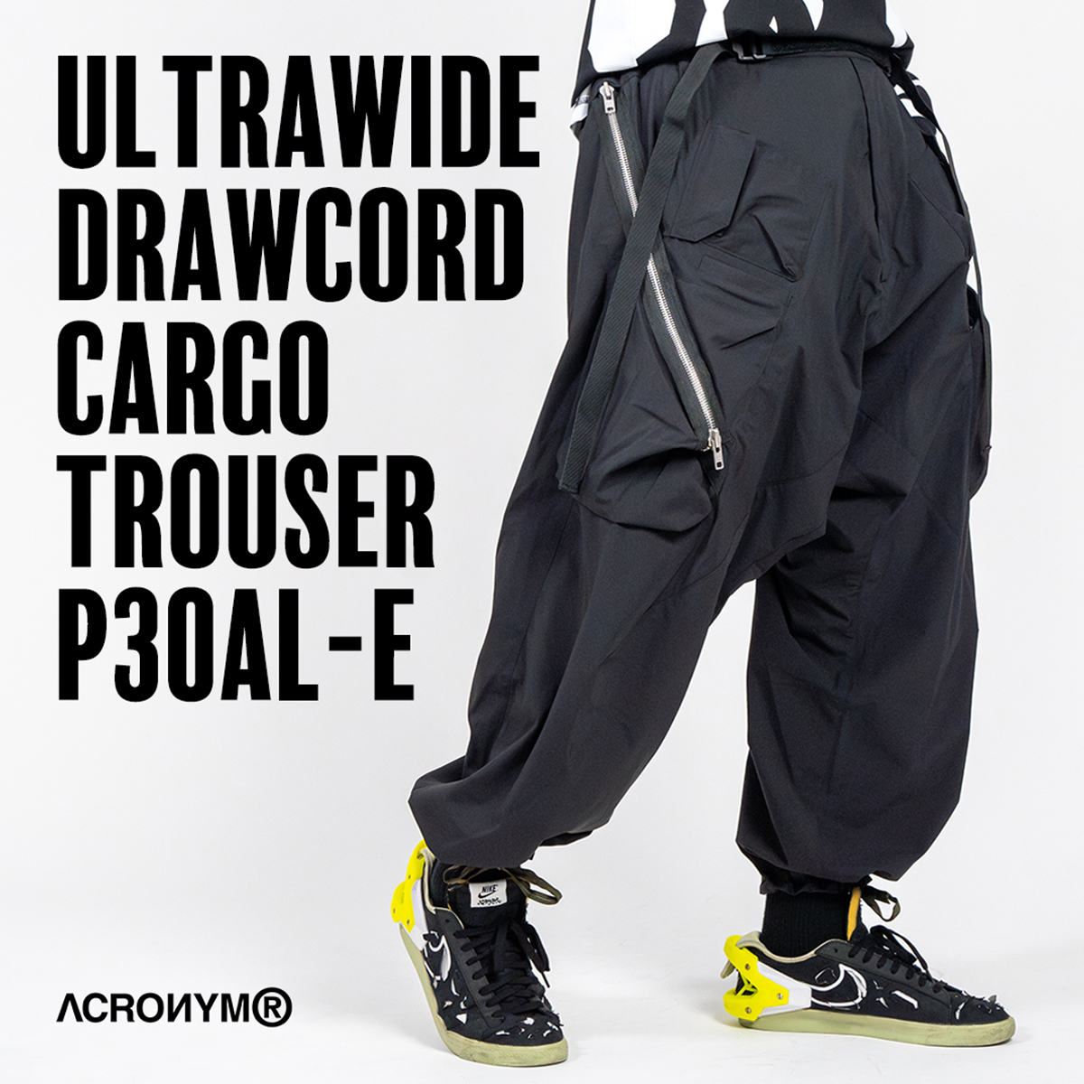 アクロニウム24AW ウルトラワイド カーゴトラウザー | HUES 福岡