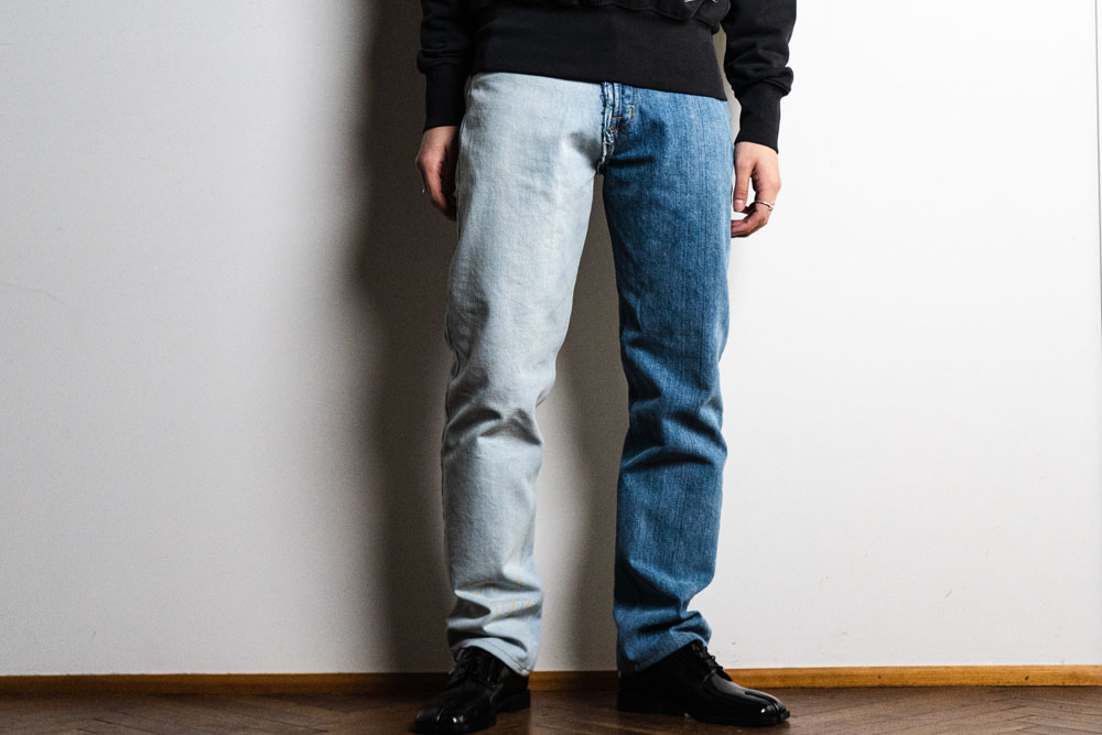 メゾンマルジェラの再構築デニムパンツ | HUES 福岡セレクトショップ