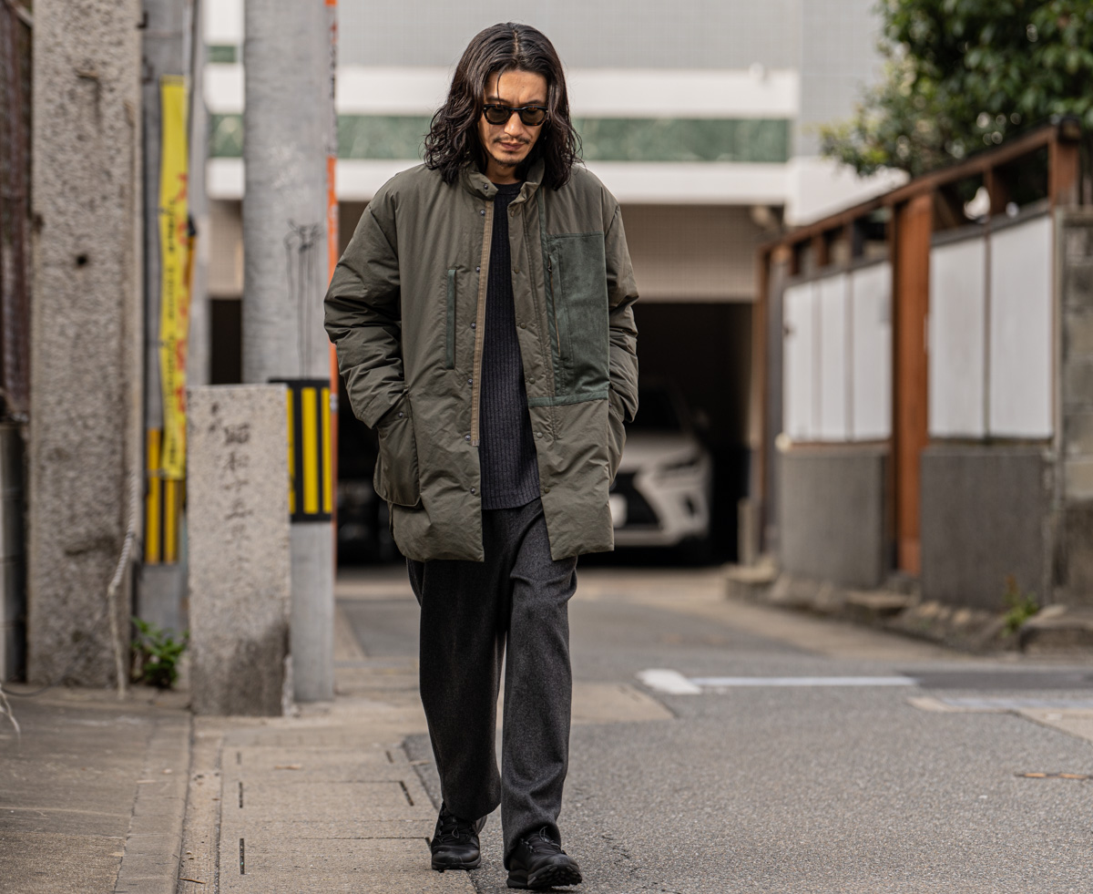 ポータークラシックのウェザーダウン シャツジャケット | HUES 福岡