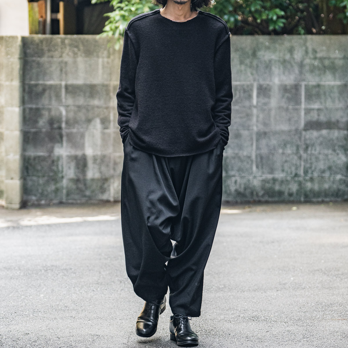 YOHJI YAMAMOTO ドレープパンツ | HUES 福岡セレクトショップ