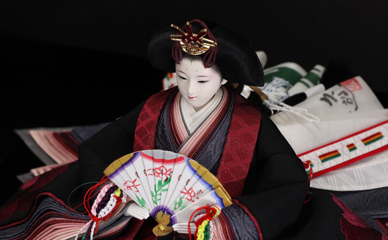 ひいな 清水久遊三五 正絹 黒留袖「黒留袖に富士の山」