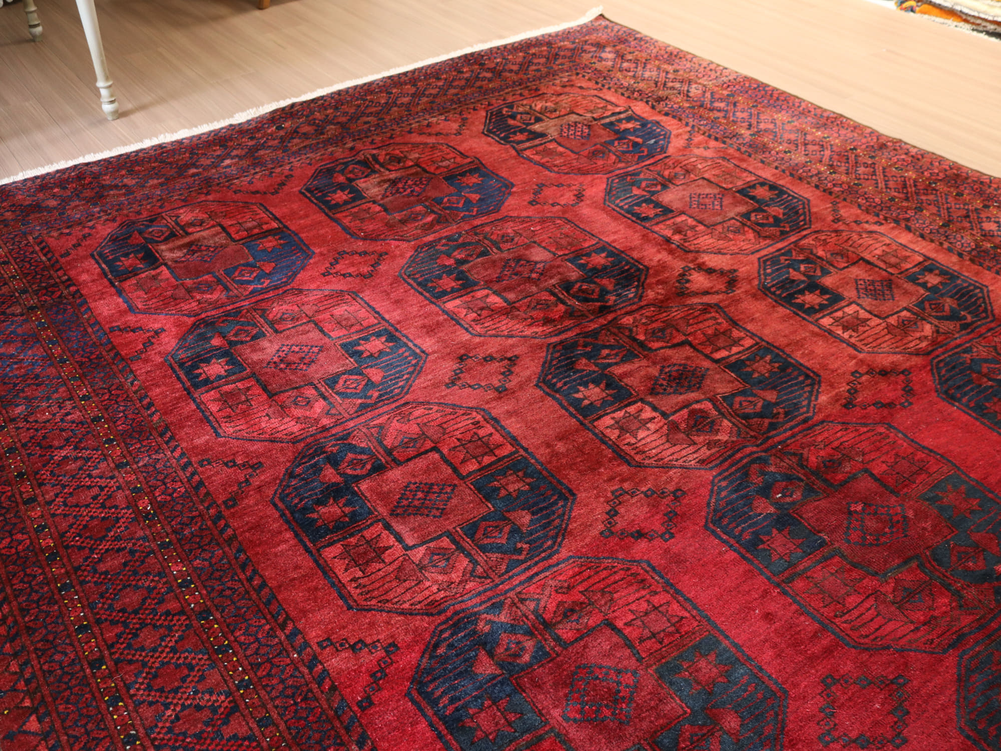 部族絨毯 トライバルラグ ヴィンテージ287×235cm トルクメン エルサリ