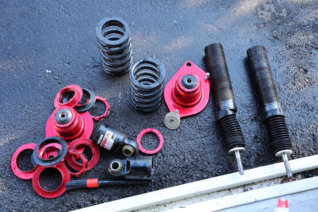 RX-8】サスペンションのスプリングを変更 レートアップ＆リアに