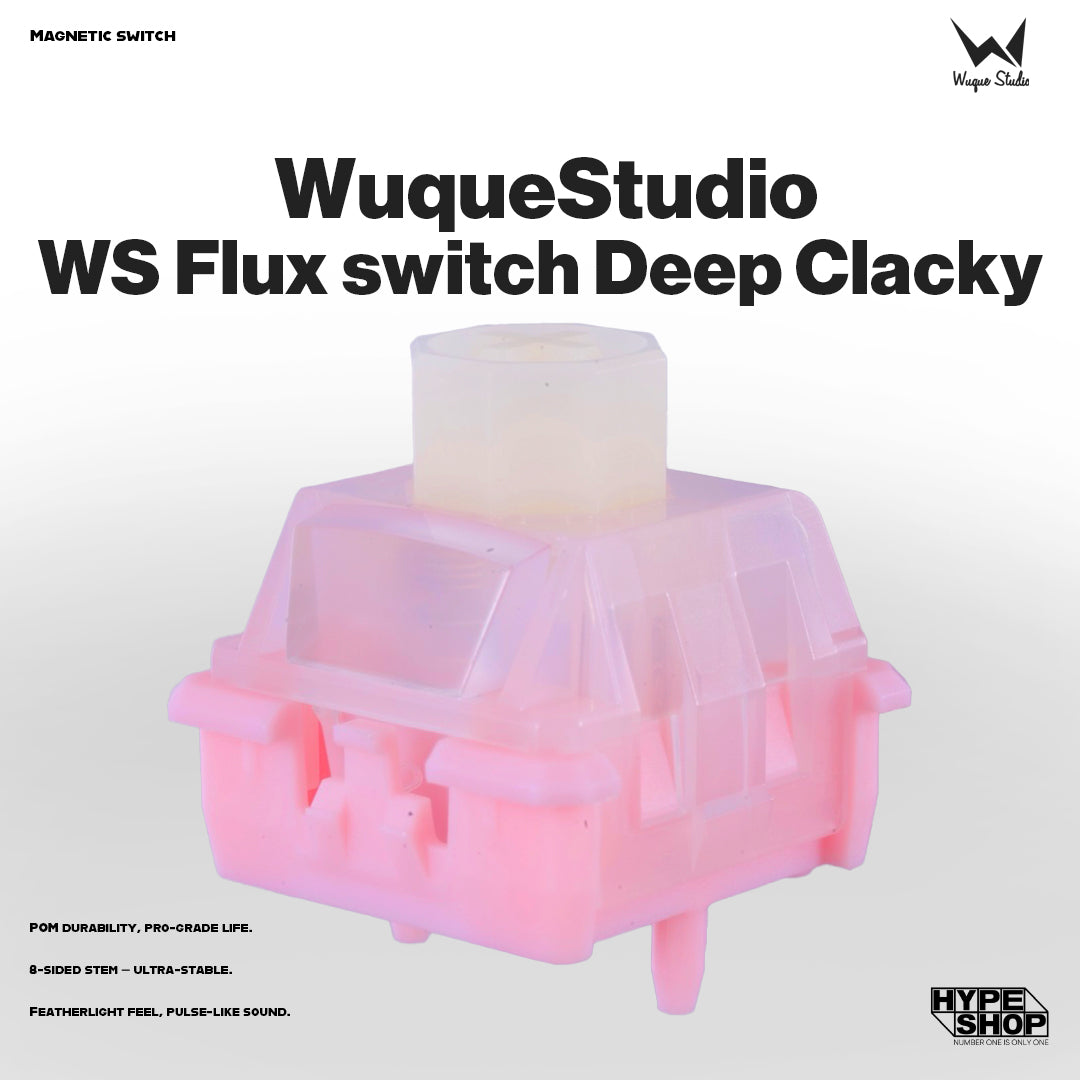 WuqueStudio WS Flux switch Deep Clacky 八宝軸鼓動版【磁気式