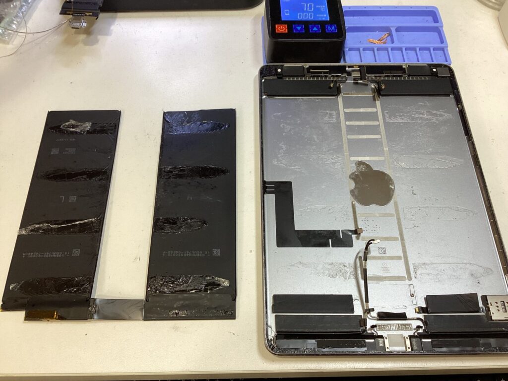 iPad Pro10.5(A1709)のバッテリー交換を小山市でならスマホ修理館へ