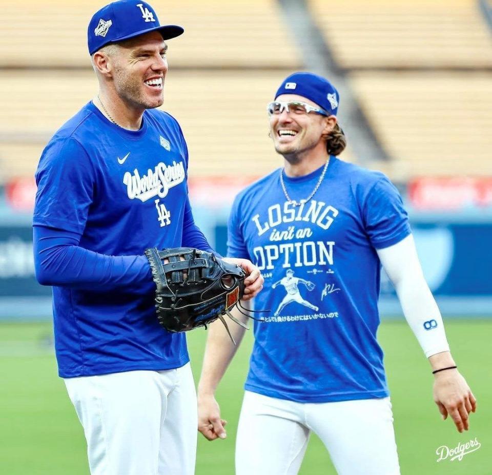 ドジャース キケが山本由伸Tシャツ着て練習w発言から1週間で作成