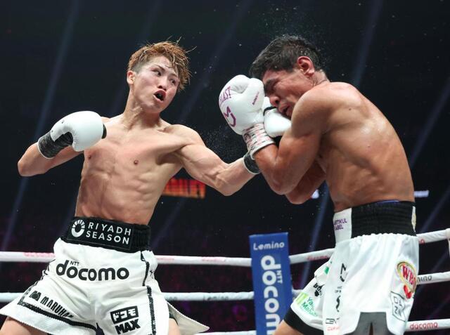 アフマダリエフは拍手で王者に敬意 井上尚弥に判定負け 「来い」ポーズ