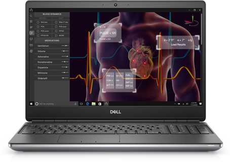 Dell Precision 7550 15インチAI/VR対応モバイル ワークステーション
