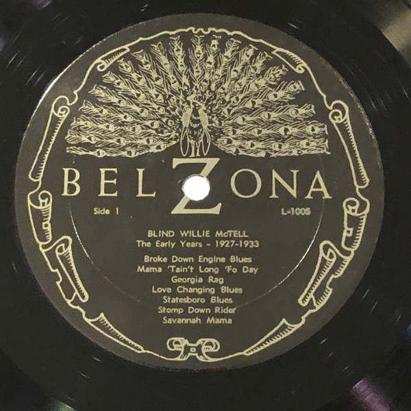 Blind Willie McTell / The Early Years 1927-1933 (US-ORIGINAL) - 隷