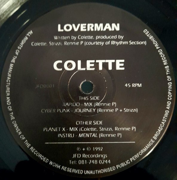 Colette – Loverman | Releases | Discogs
