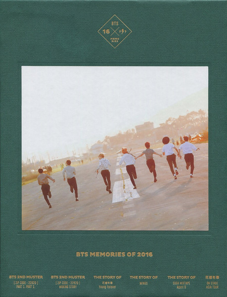 BTS – Memories Of 2016 – 4 x DVD (DVD-Video, Stereo), 2017