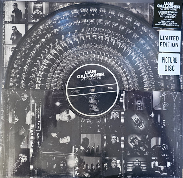 Liam Gallagher – As You Were – Vinyl (Zoetrope, LP, Album + 4 more