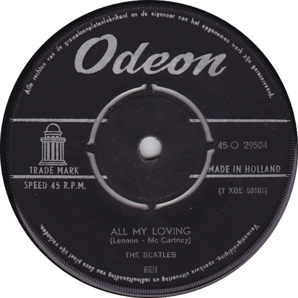 The Beatles – All My Loving – Vinyl (7
