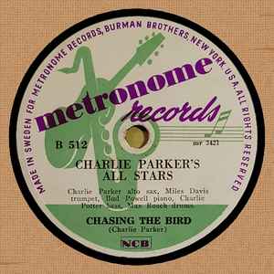 Charlie Parker's All Stars – Chasing The Bird / Half-Nelson