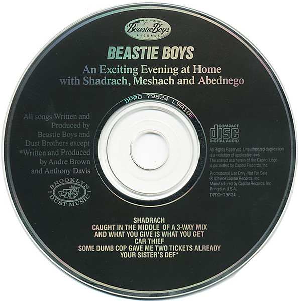 Beastie Boys – An Exciting Evening At Home With Shadrach, Meshach