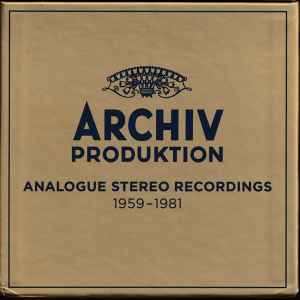 Archiv Produktion - Analogue Stereo Recordings 1959-1981 – Box Set