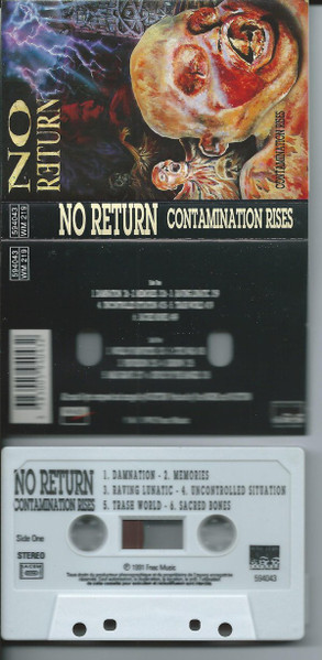 No Return – Contamination Rises – Cassette (Album), 1991 [r5744832