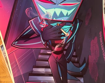 ハズビンホテル・ヴォックスのファンアートポスター - Etsy 日本