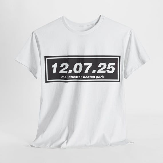 Oasis Live'25 12.07.25 Manchester Oasis Tour T Shirt 2025 - Etsy UK