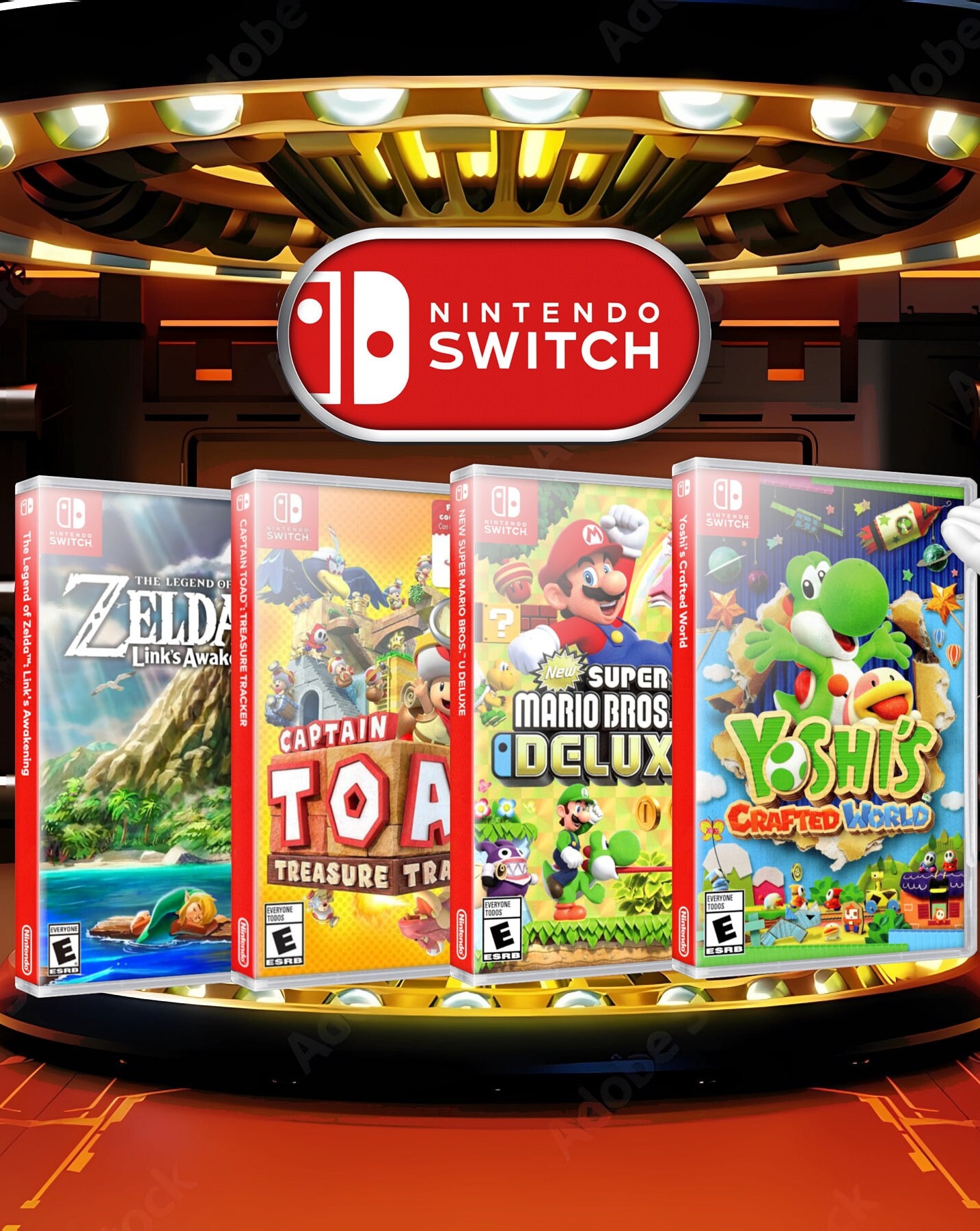 Nintendo 2017 Switch (nintendo Switch) Custom Replacement