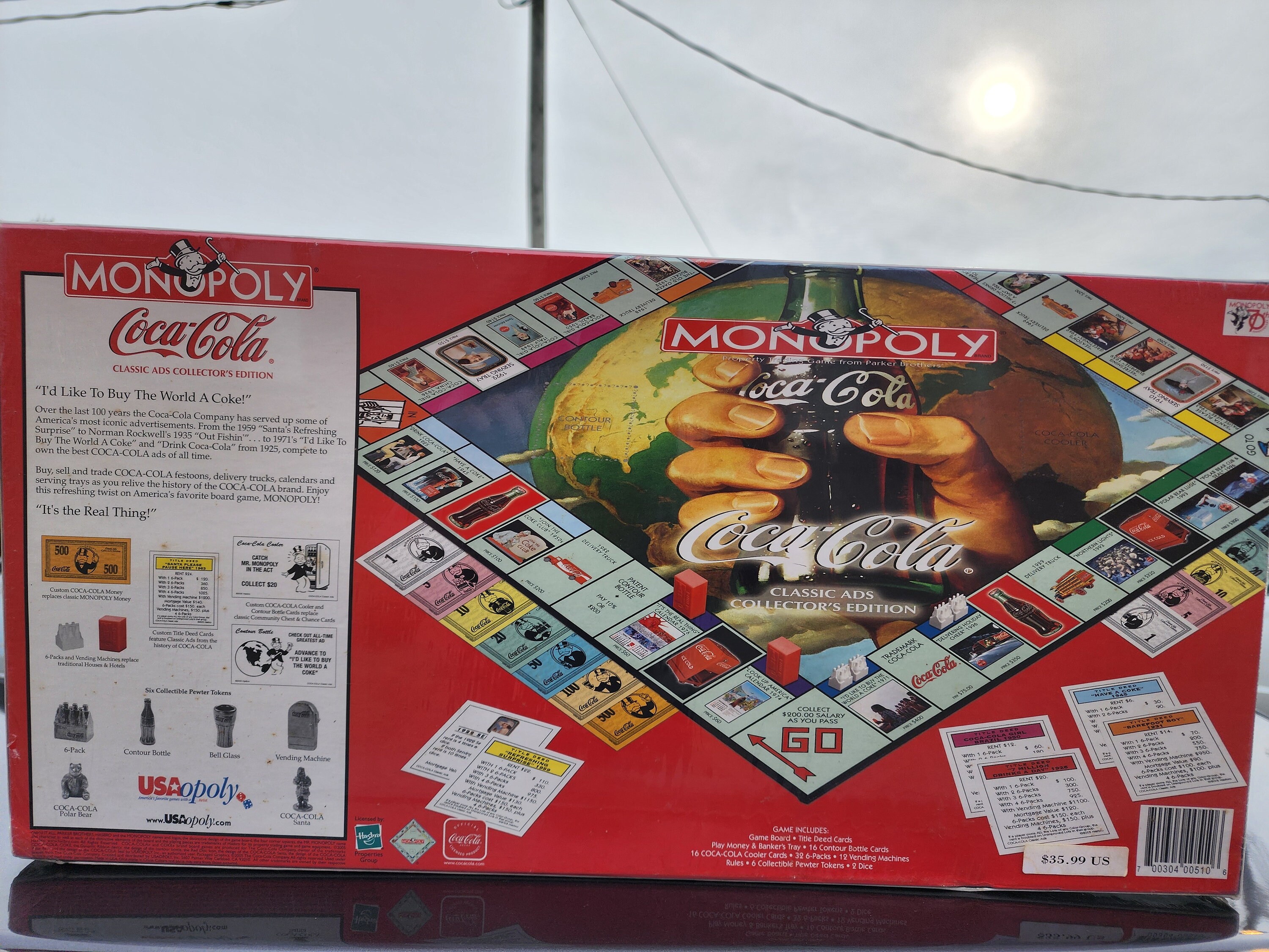 Vintage Coca Cola Monopoly Collectors Edition - Etsy