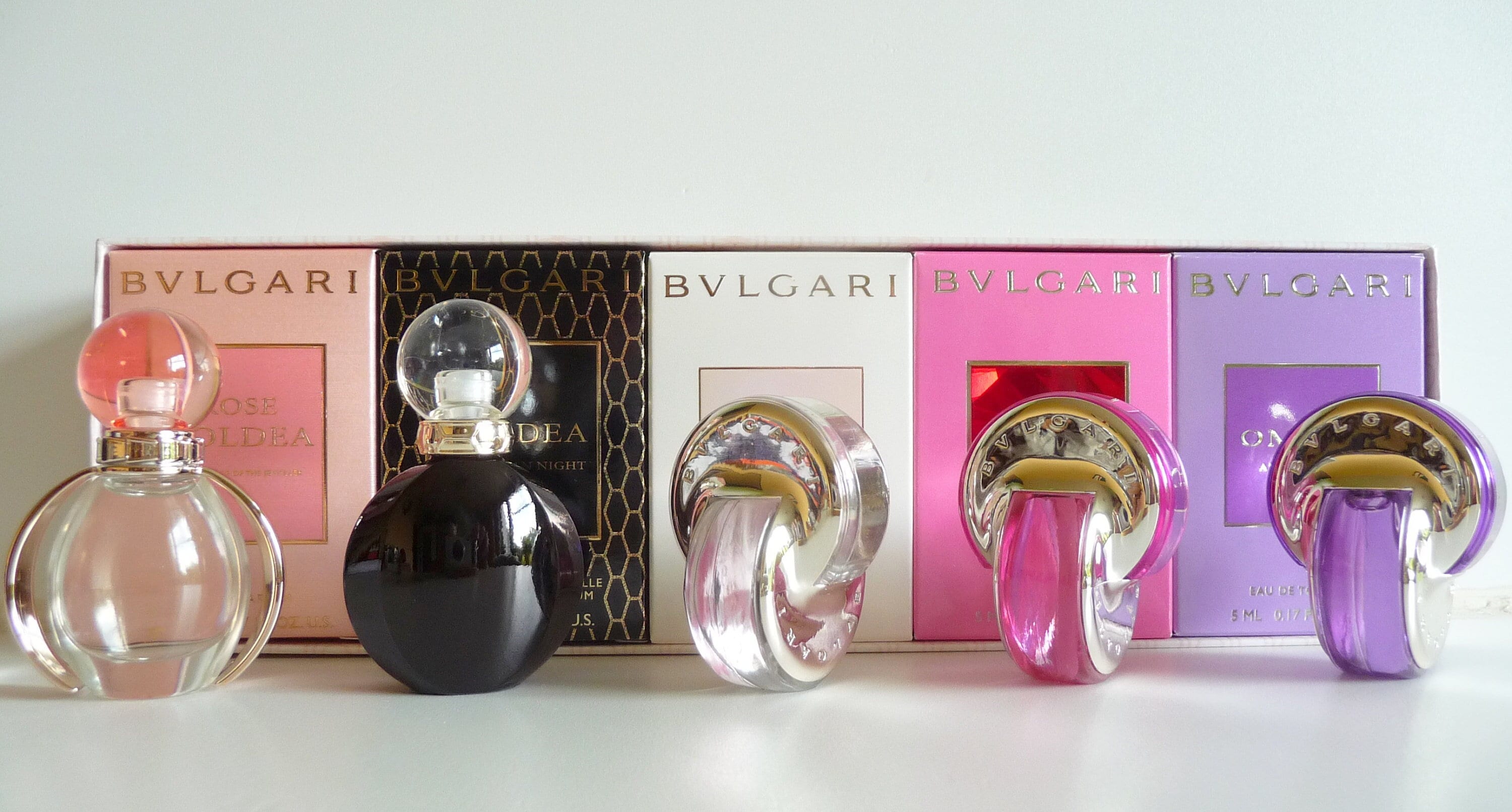 Set Bvlgari the Women's Gift Collection Miniature 5 X 5ml Rose