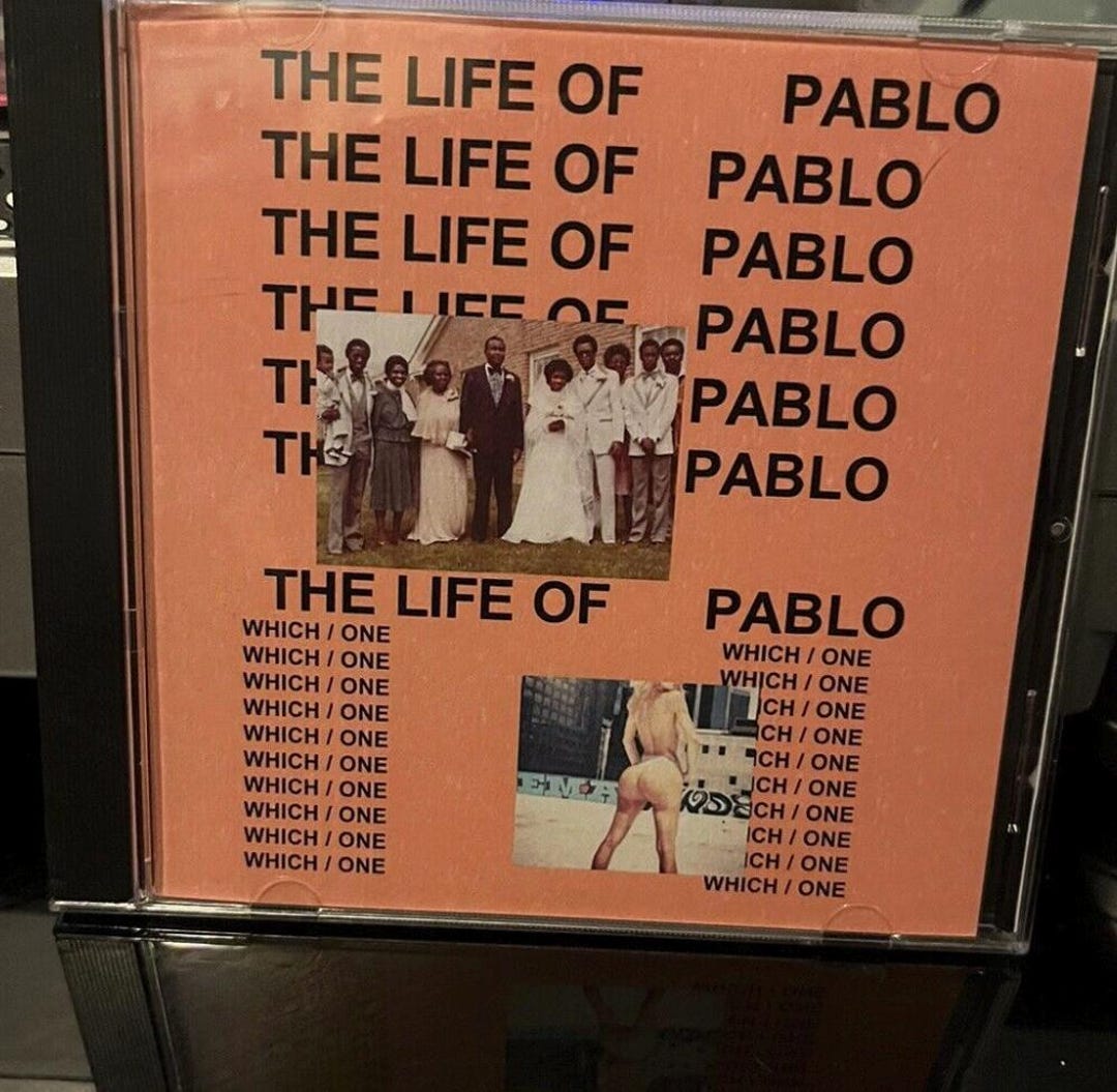 Kanye West - the Life of Pablo CD 2016 Custom Made Compact Disc