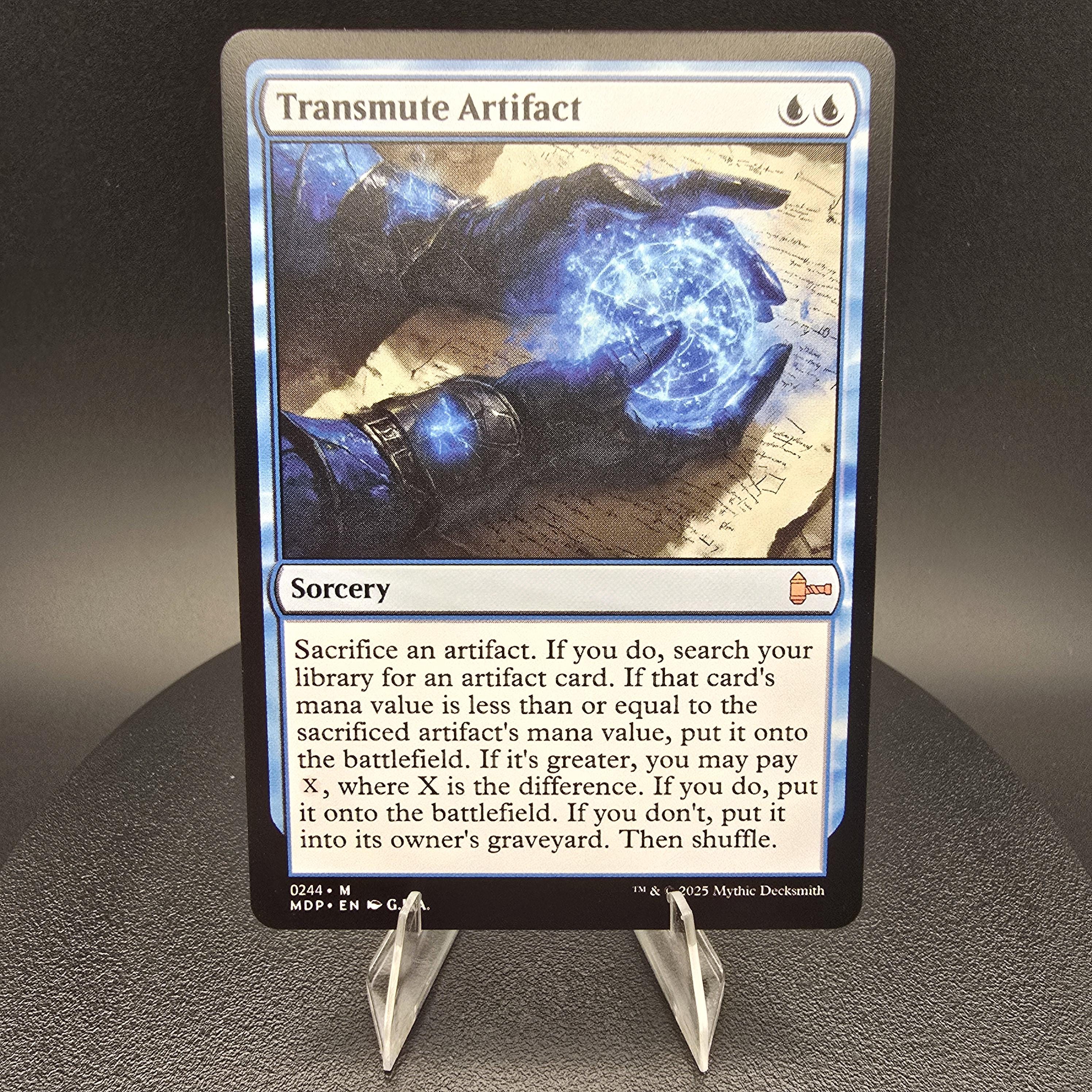 Transmute Artifact - Custom Proxy Commander Card - Etsy Israel