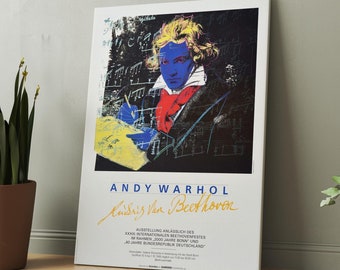 アンディ・ウォーホル、ベートーベン、ブルーブック、オリジナルアート