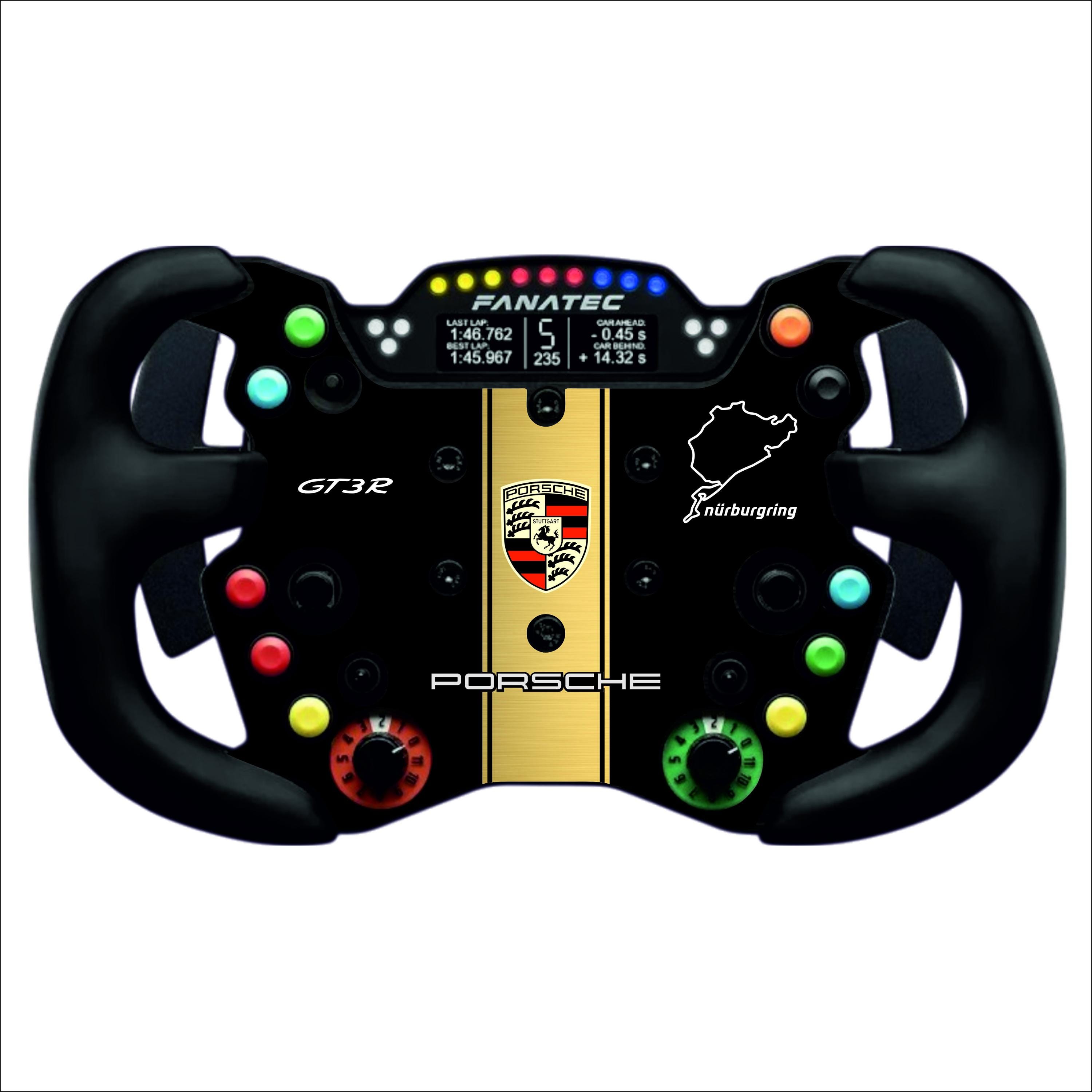 Plate 3D for FANATEC GT3 Endurance Wheel - Porsche Version Sim