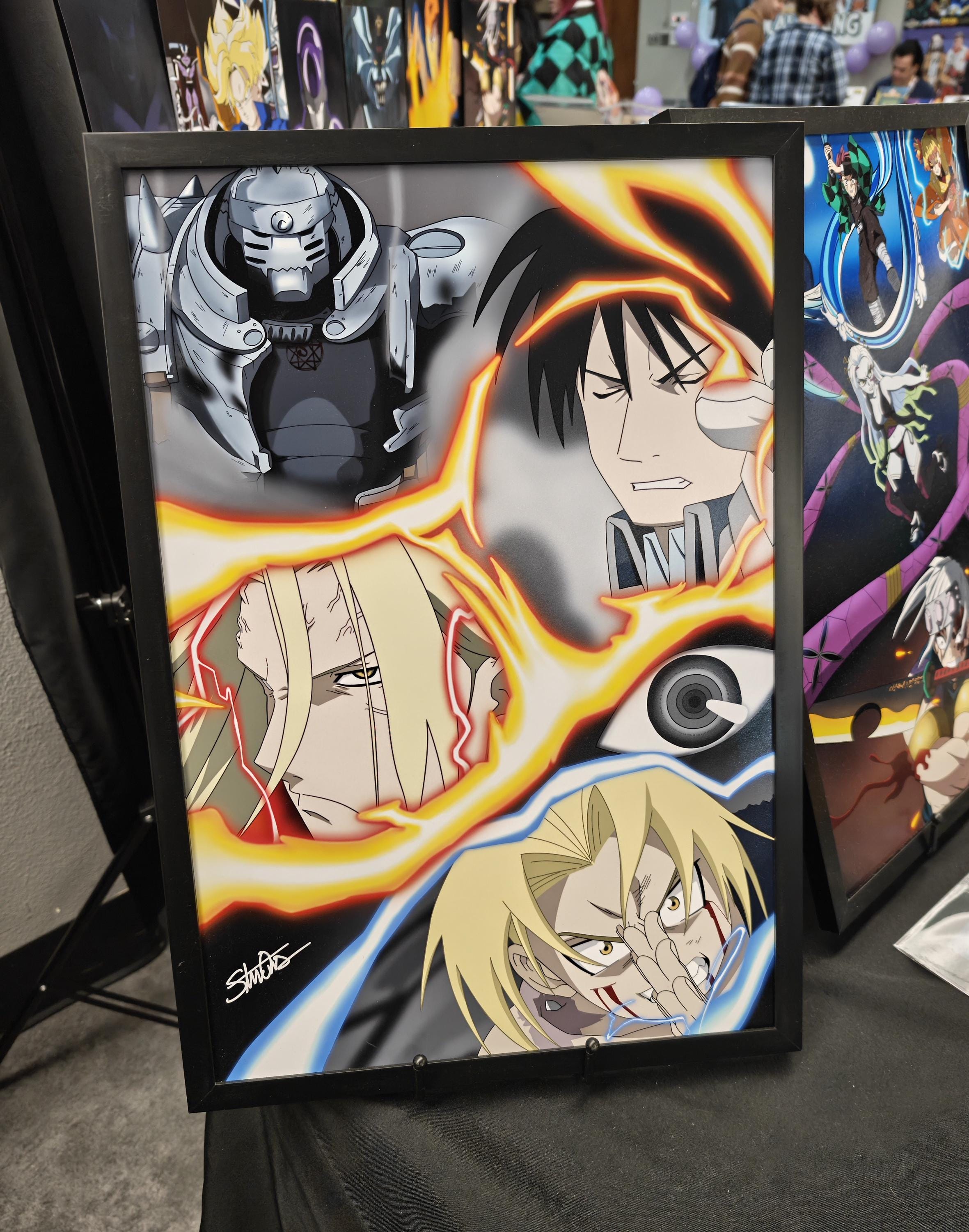 Hand Drawn Art Fullmetal Alchemist Brotherhood - Etsy
