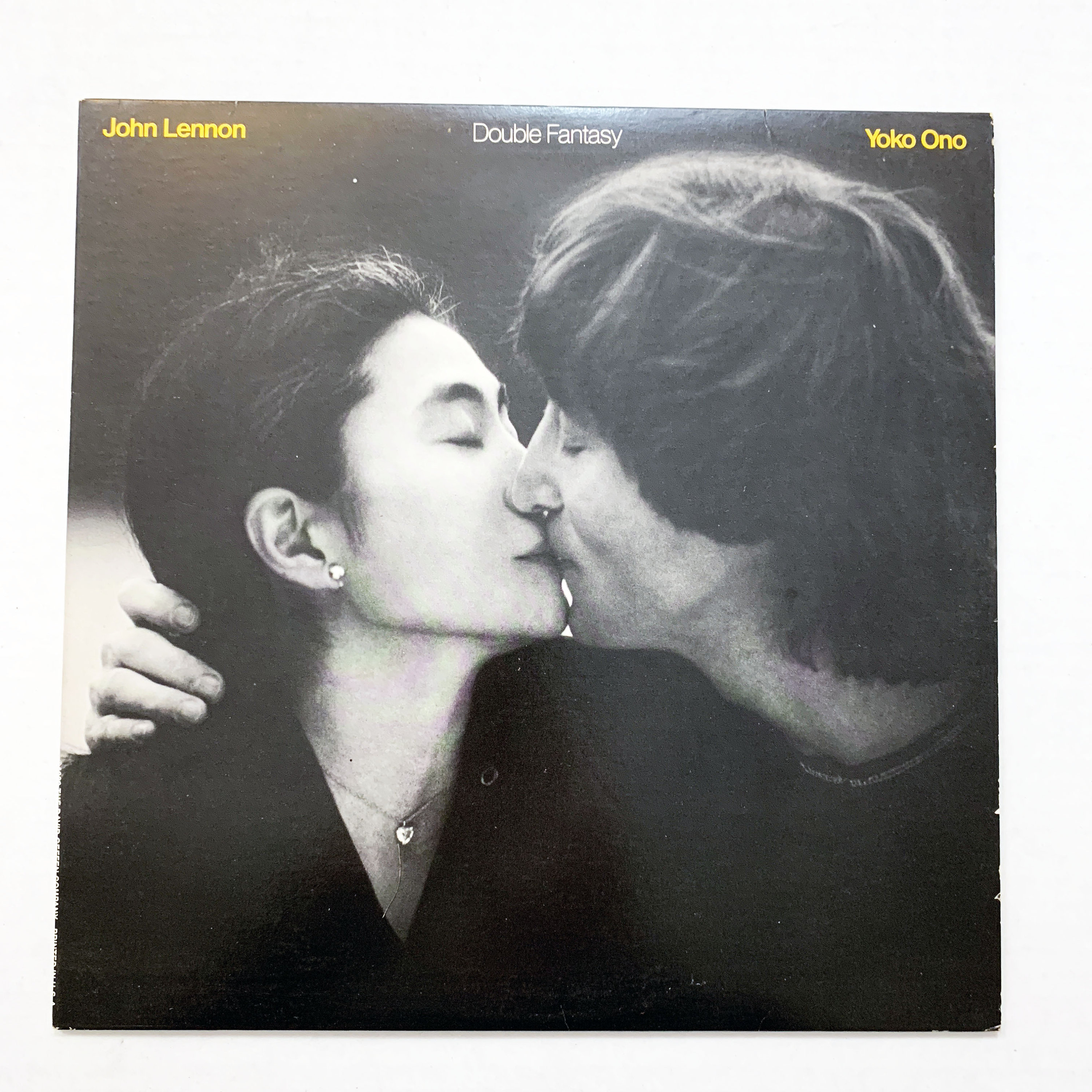 Vintage John Lennon Yoko Ono - Double Fantasy 1980 LP Record Vinyl