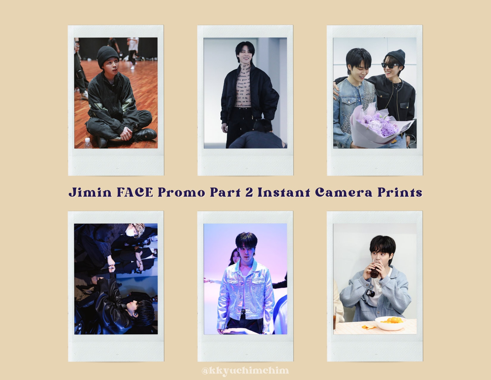 Jimin FACE Promos Part 2 Photocards | BTS Park Jimin Holographic