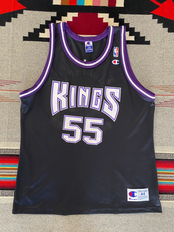 Vintage 90s Champion Sacramento Kings #55 Jason Williams Jersey
