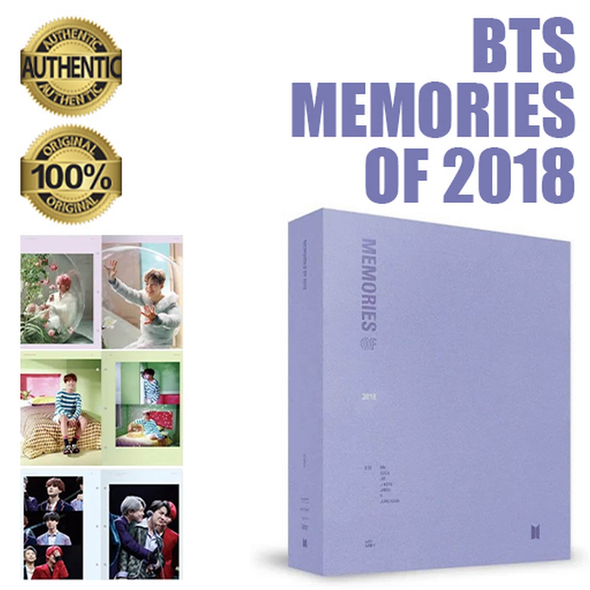 BTS Opened 2018 Memories DVD Package With Random 1 Original